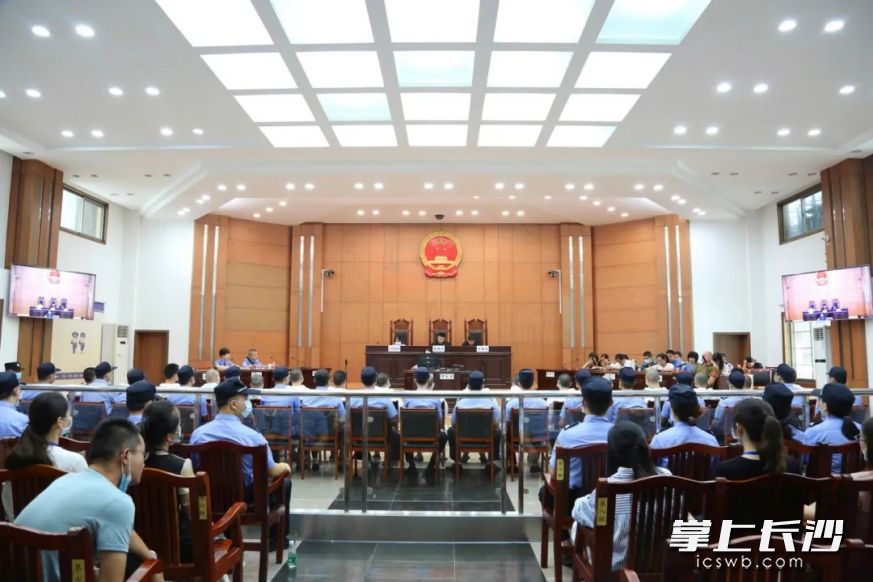 庭審現(xiàn)場,。長沙晚報(bào)通訊員 許振興 供圖