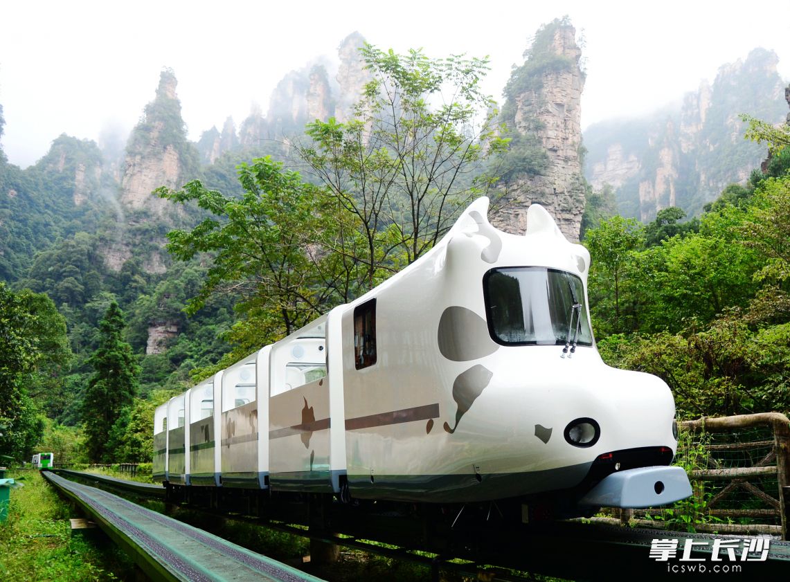 “牛牛號(hào)”觀光電車(chē)正在調(diào)試中,。圖片均為通訊員 鄧道理 攝