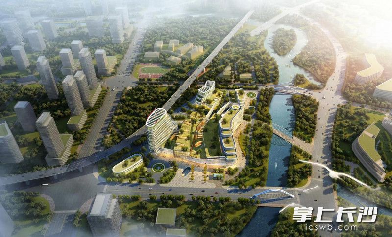 長沙市婦幼保健院（河西新院）效果圖,。    均為市醫(yī)療投供圖