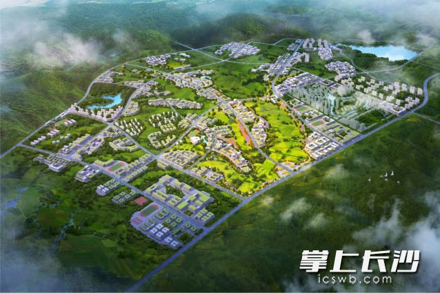 天鵝山大學(xué)科創(chuàng)城規(guī)劃圖
