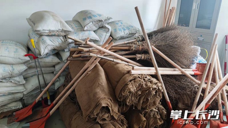 天心區(qū)物資準備充足。長沙晚報通訊員 黃憬 供圖
