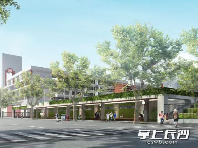長沙市一中城南中學(xué)效果圖。
