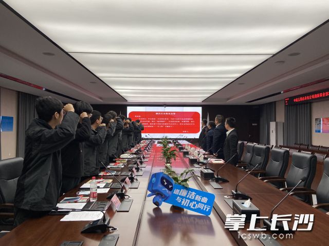 廉潔從業(yè)集體宣誓