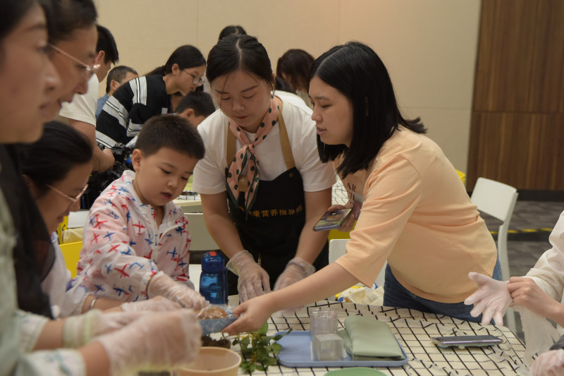 長沙博物館“我們的節(jié)日好韻味·中秋”活動現場,。圖片均由李韻佳攝