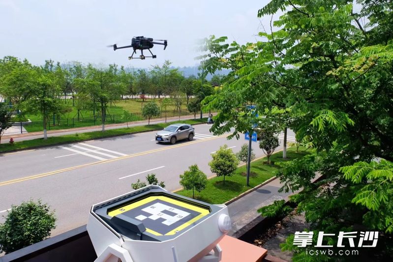 智航飛購將在長沙開通5條低空物流航線，無人機配送帶來便捷生活,。  均為企業(yè)供圖