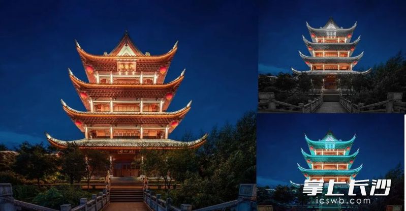 拱極樓節(jié)點(diǎn)照明提質(zhì)升級(jí)解決方案效果圖。