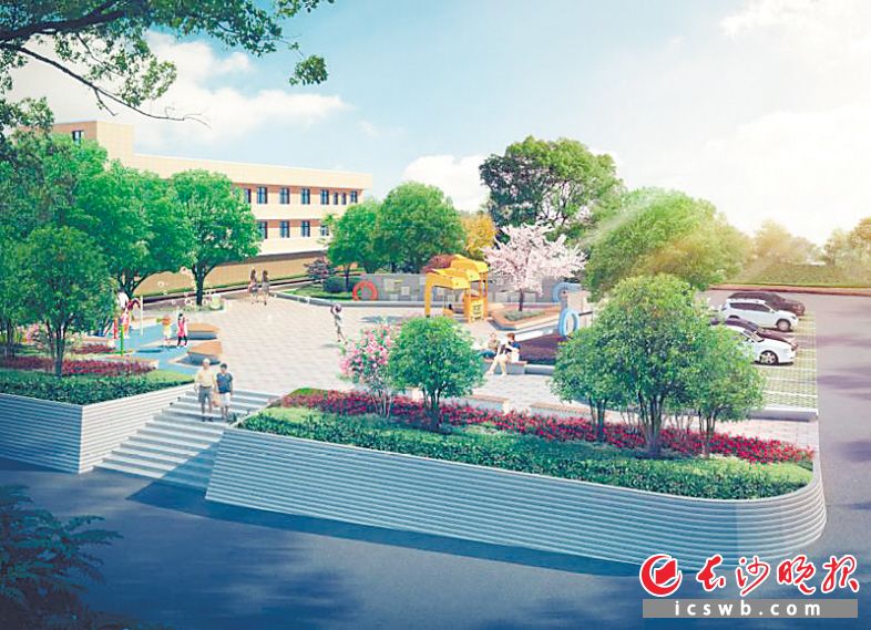 公交金盆小區(qū)改造后的效果圖,。資料圖片