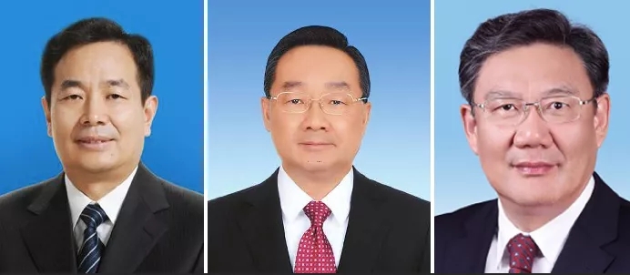 △從左至右依次為：陳小江,、唐仁健,、王文濤 | 資料圖