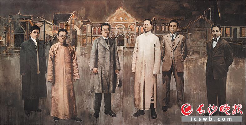 黃禮攸、賈文廣油畫《黎明之光》（200×400cm）