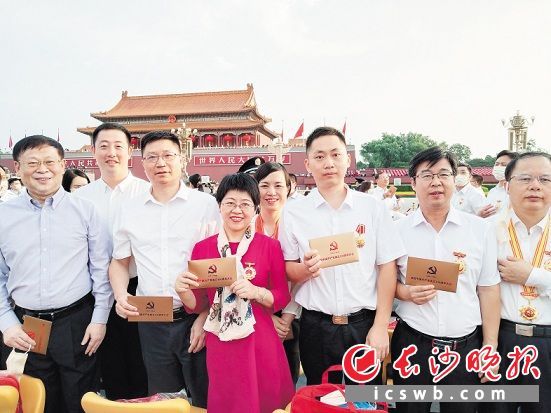 湖南省全國先進(jìn)模范人物代表在北京,。均為受訪者供圖