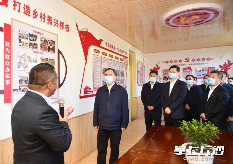 王成實地觀摩瀏陽市抓黨建促鄉(xiāng)村振興工作,。 長沙晚報通訊員湯偉 攝