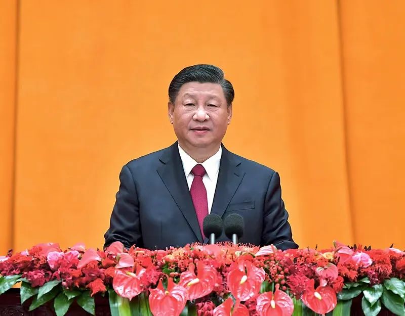 2023年1月20日，中共中央,、國務(wù)院在北京人民大會堂舉行2023年春節(jié)團(tuán)拜會,。習(xí)近平發(fā)表講話。新華社記者 李濤 攝