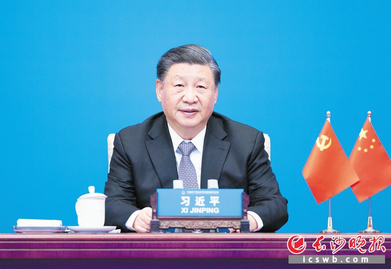3月15日,，中共中央總書記,、國家主席習近平在北京出席中國共產(chǎn)黨與世界政黨高層對話會,，并發(fā)表題為《攜手同行現(xiàn)代化之路》的主旨講話。新華社記者 黃敬文 攝