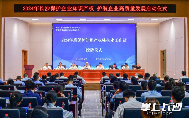 授牌儀式現(xiàn)場。均為長沙晚報通訊員 管崇淅 供圖